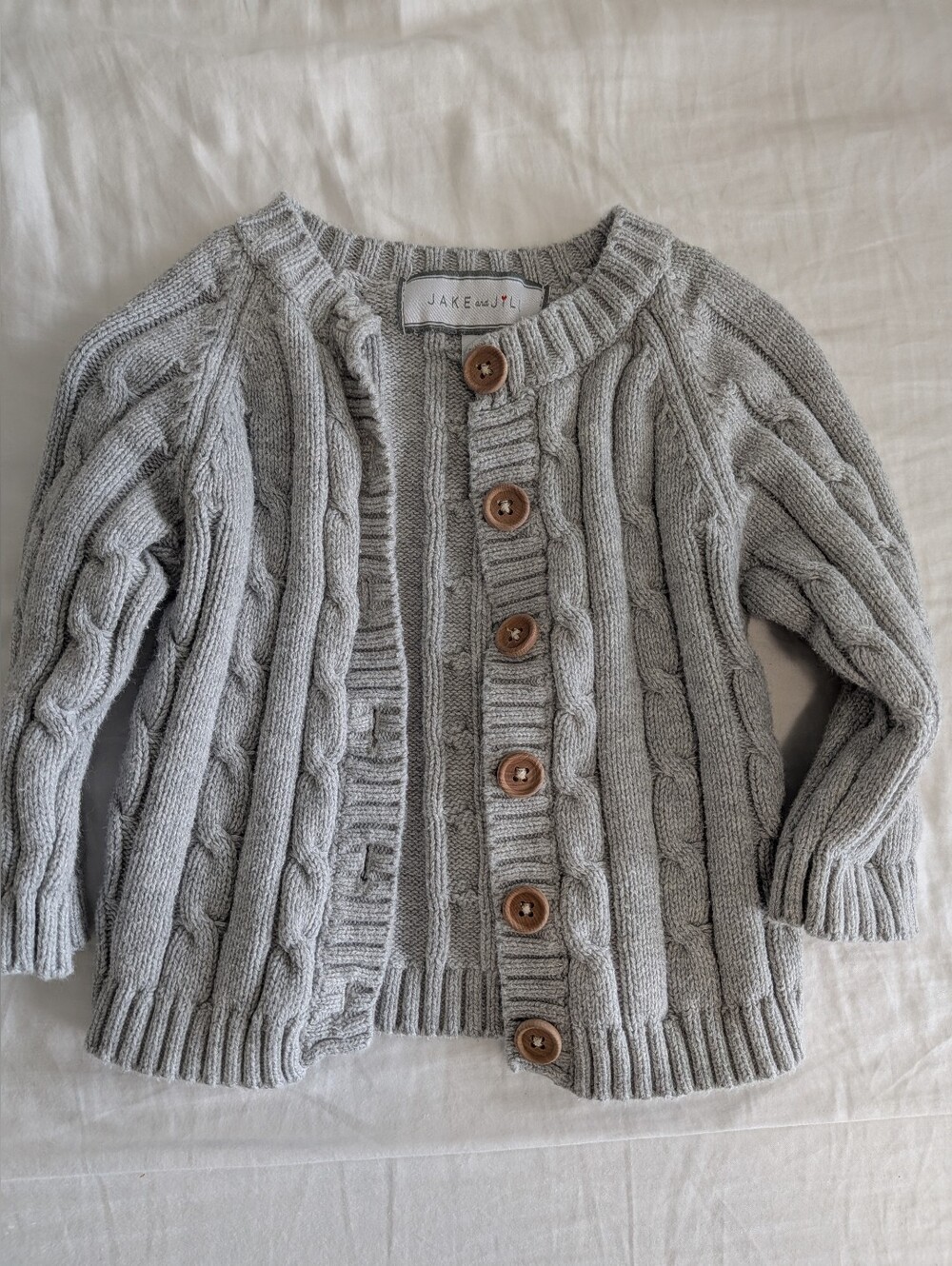 Jack And Jill Button-Up Cardigan Size 6-12 Months
